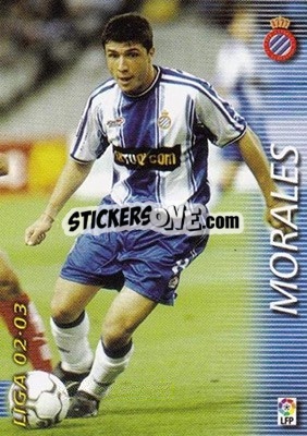 Cromo Morales - Liga 2002-2003. Megafichas - Panini