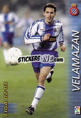 Figurina Velamazan - Liga 2002-2003. Megafichas - Panini