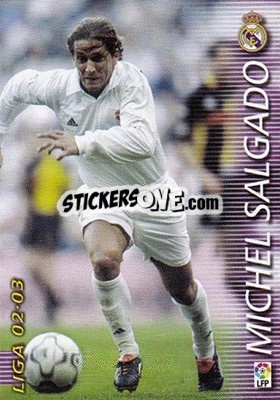 Sticker Michel Salgado - Liga 2002-2003. Megafichas n. 148 - Panini