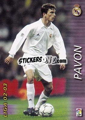 Sticker Pavon - Liga 2002-2003. Megafichas - Panini