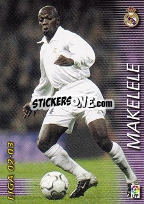 Sticker Makelele - Liga 2002-2003. Megafichas - Panini