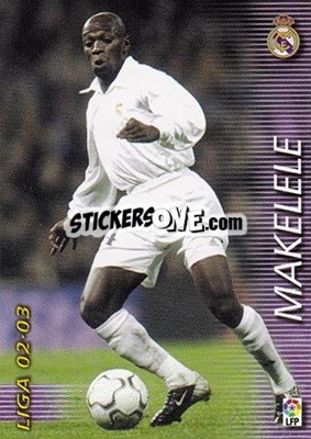 Sticker Makelele - Liga 2002-2003. Megafichas n. 154 - Panini
