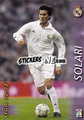 Sticker Solari - Liga 2002-2003. Megafichas - Panini