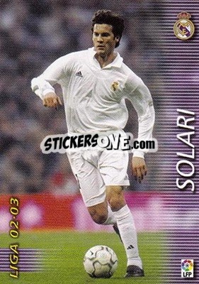 Cromo Solari - Liga 2002-2003. Megafichas n. 155 - Panini