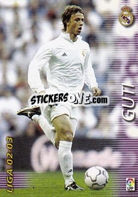 Cromo Guti - Liga 2002-2003. Megafichas - Panini