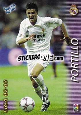 Sticker Portillo - Liga 2002-2003. Megafichas n. 160bis - Panini