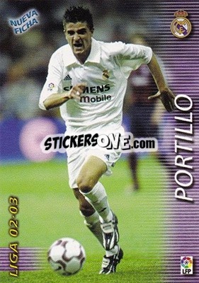 Figurina Portillo - Liga 2002-2003. Megafichas - Panini