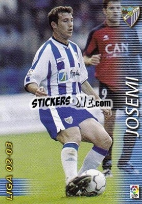 Cromo Josemi - Liga 2002-2003. Megafichas n. 165 - Panini