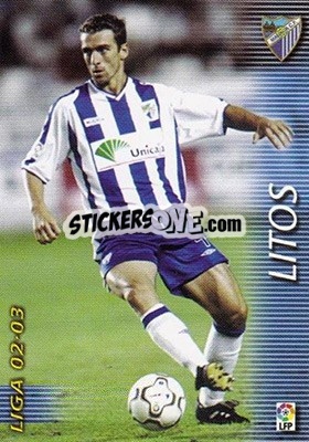 Sticker Litos - Liga 2002-2003. Megafichas n. 168 - Panini