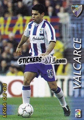Sticker Valcarce - Liga 2002-2003. Megafichas - Panini