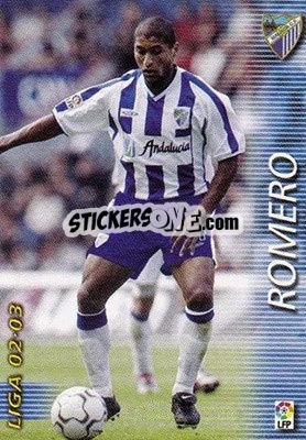 Sticker Romero - Liga 2002-2003. Megafichas - Panini