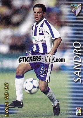 Sticker Sandro - Liga 2002-2003. Megafichas - Panini