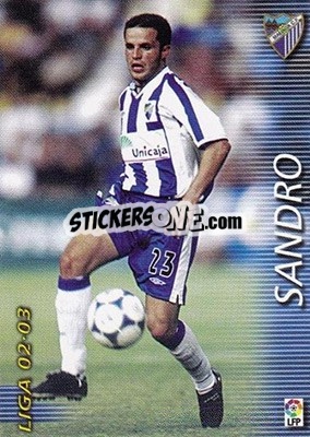 Sticker Sandro - Liga 2002-2003. Megafichas n. 174 - Panini