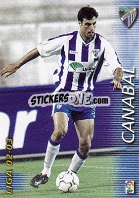 Cromo Canabal - Liga 2002-2003. Megafichas - Panini