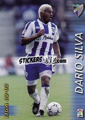 Cromo Dario Silva - Liga 2002-2003. Megafichas - Panini