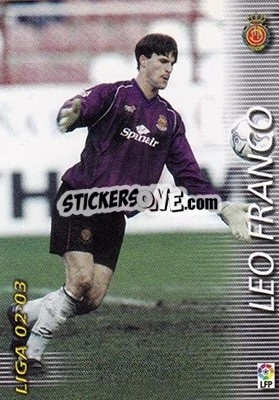 Figurina Leo Franco - Liga 2002-2003. Megafichas - Panini