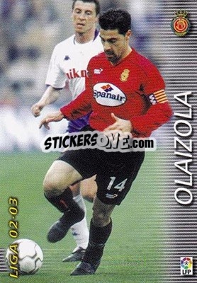 Cromo Olaizola - Liga 2002-2003. Megafichas - Panini