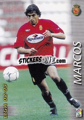 Figurina Marcos - Liga 2002-2003. Megafichas n. 189 - Panini