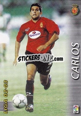 Cromo Carlos - Liga 2002-2003. Megafichas - Panini
