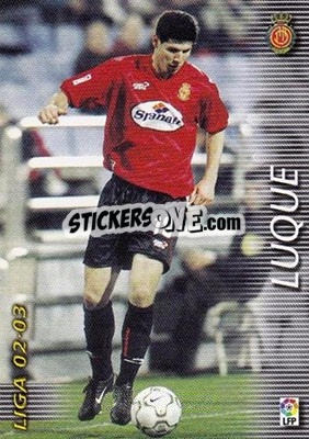Sticker Luque - Liga 2002-2003. Megafichas n. 198 - Panini