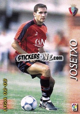 Sticker Josetxo - Liga 2002-2003. Megafichas - Panini