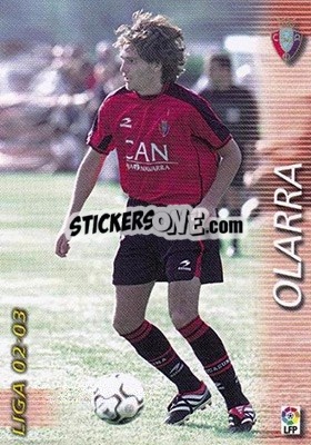 Cromo Olarra - Liga 2002-2003. Megafichas - Panini