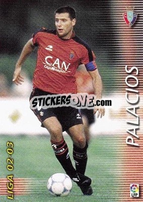 Cromo Palacios - Liga 2002-2003. Megafichas - Panini