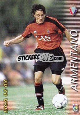 Sticker Armentano - Liga 2002-2003. Megafichas - Panini