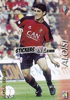 Sticker Aloisi - Liga 2002-2003. Megafichas n. 215 - Panini
