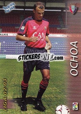 Sticker Ochoa - Liga 2002-2003. Megafichas n. 216bis - Panini