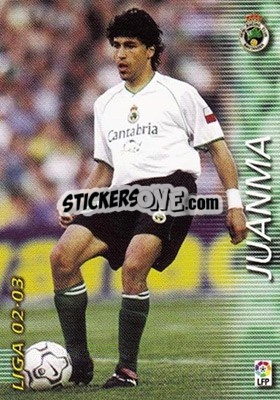 Sticker Juanma - Liga 2002-2003. Megafichas - Panini