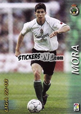 Sticker Mora - Liga 2002-2003. Megafichas n. 222 - Panini
