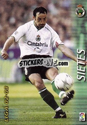 Cromo Sietes - Liga 2002-2003. Megafichas - Panini