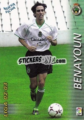 Sticker Benayoun - Liga 2002-2003. Megafichas n. 234bis - Panini