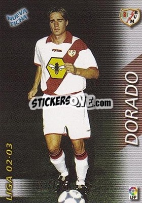 Sticker Dorado - Liga 2002-2003. Megafichas n. 237bis - Panini