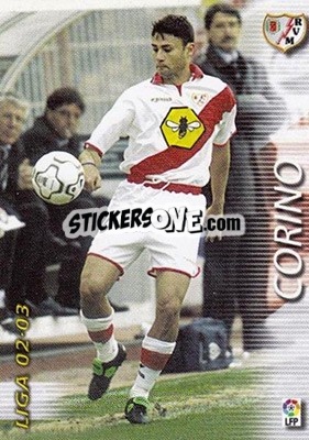 Cromo Corino - Liga 2002-2003. Megafichas - Panini