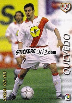 Cromo Quevedo - Liga 2002-2003. Megafichas - Panini
