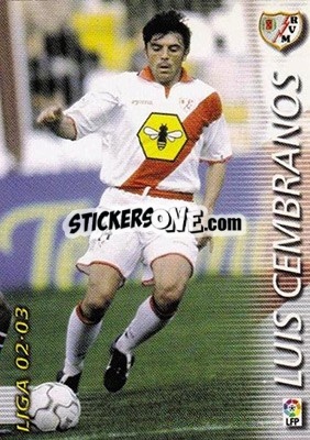 Cromo Luis Cembranos - Liga 2002-2003. Megafichas - Panini