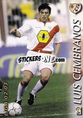 Sticker Luis Cembranos - Liga 2002-2003. Megafichas n. 246 - Panini