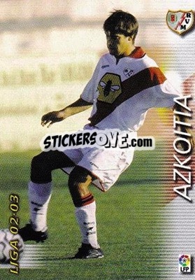 Cromo Azkoitia - Liga 2002-2003. Megafichas - Panini