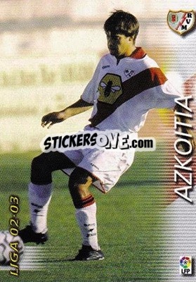 Cromo Azkoitia - Liga 2002-2003. Megafichas n. 248 - Panini