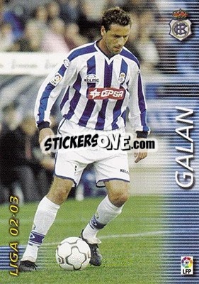 Cromo Galan - Liga 2002-2003. Megafichas - Panini