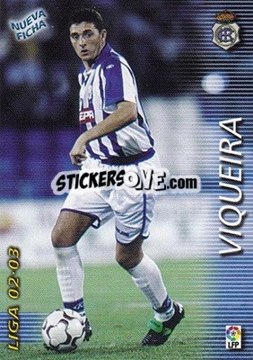 Cromo Viqueira - Liga 2002-2003. Megafichas - Panini