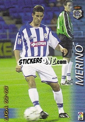 Sticker Merino - Liga 2002-2003. Megafichas - Panini