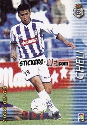 Cromo Cheli - Liga 2002-2003. Megafichas - Panini
