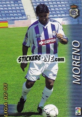 Sticker Moreno - Liga 2002-2003. Megafichas n. 263 - Panini