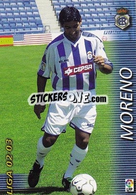 Figurina Moreno - Liga 2002-2003. Megafichas - Panini