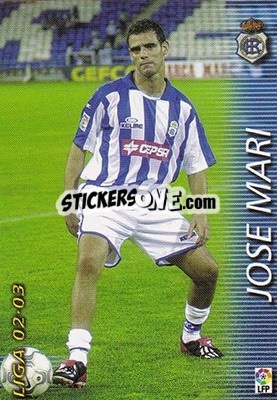 Sticker Jose Mari - Liga 2002-2003. Megafichas n. 264 - Panini