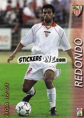 Cromo Redondo - Liga 2002-2003. Megafichas - Panini