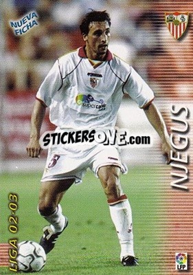 Cromo Njegus - Liga 2002-2003. Megafichas - Panini